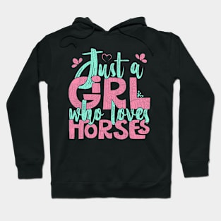 Just A Girl Who Loves Horses Farmer Gift product Hoodie